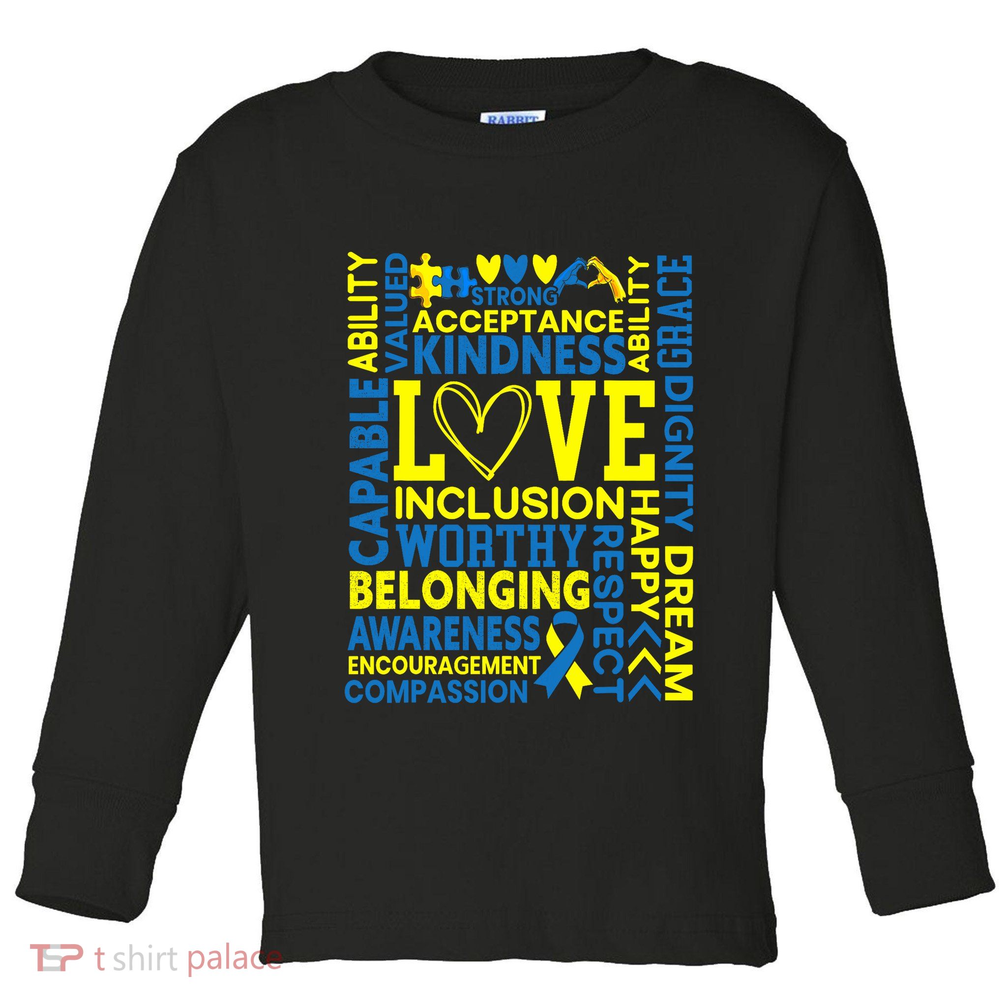 Down Syndrome Awareness Extra Chromosome Trisonomy 21 Toddler Long Sleeve Shirt