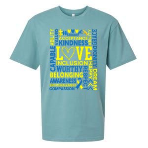 Down Syndrome Awareness Extra Chromosome Trisonomy 21 Sueded Cloud Jersey T-Shirt