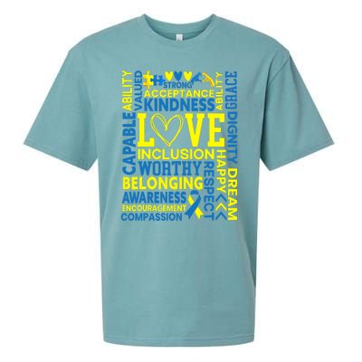 Down Syndrome Awareness Extra Chromosome Trisonomy 21 Sueded Cloud Jersey T-Shirt