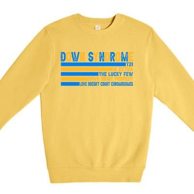 Down Syndrome Awareness Supporter Premium Crewneck Sweatshirt