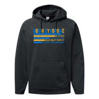 Down Syndrome Awareness Supporter Performance Fleece Hoodie