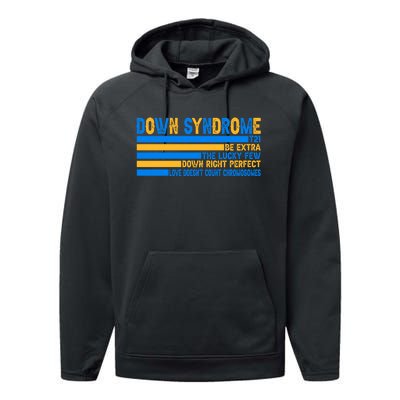 Down Syndrome Awareness Supporter Performance Fleece Hoodie