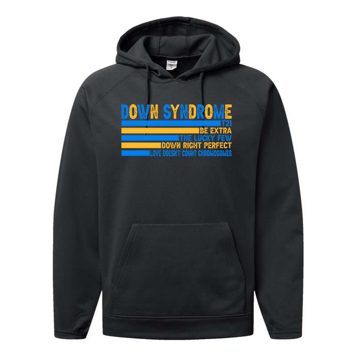 Down Syndrome Awareness Supporter Performance Fleece Hoodie