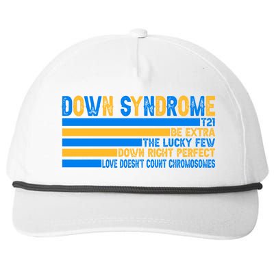 Down Syndrome Awareness Supporter Snapback Five-Panel Rope Hat