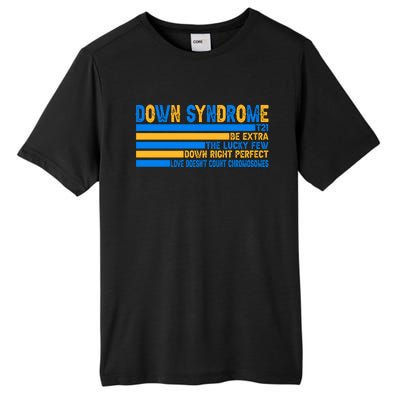 Down Syndrome Awareness Supporter Tall Fusion ChromaSoft Performance T-Shirt