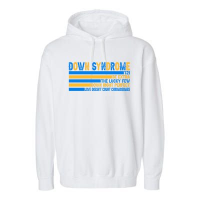 Down Syndrome Awareness Supporter Garment-Dyed Fleece Hoodie