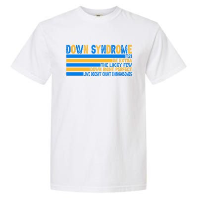 Down Syndrome Awareness Supporter Garment-Dyed Heavyweight T-Shirt