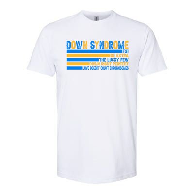 Down Syndrome Awareness Supporter Softstyle CVC T-Shirt