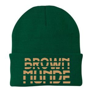 Desi South Asian Brown Munde Indian Knit Cap Winter Beanie