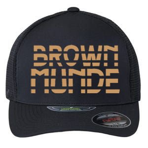 Desi South Asian Brown Munde Indian Flexfit Unipanel Trucker Cap