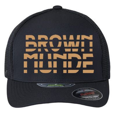 Desi South Asian Brown Munde Indian Flexfit Unipanel Trucker Cap