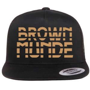 Desi South Asian Brown Munde Indian Flat Bill Trucker Hat