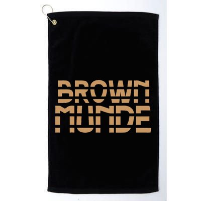 Desi South Asian Brown Munde Indian Golf Towel
