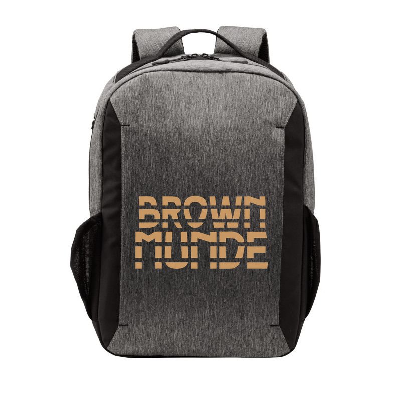 Desi South Asian Brown Munde Indian Vector Backpack