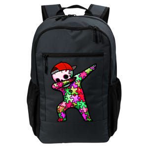 Dabbing Skeleton Autism Awareness Month Skeleton Gift Daily Commute Backpack