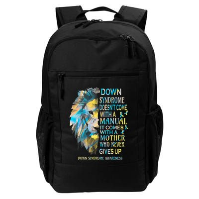 Down Syndrome Awareness Lion Survivor It Comes With A Mother Backpack