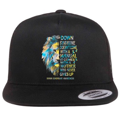 Down Syndrome Awareness Lion Survivor It Comes With A Mother Flatbill Hat