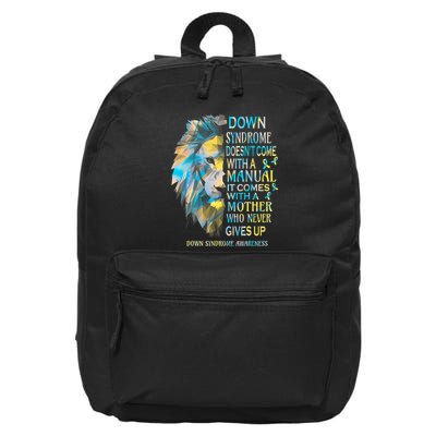 Down Syndrome Awareness Lion Survivor It Comes With A Mother 16 in Basic Backpack