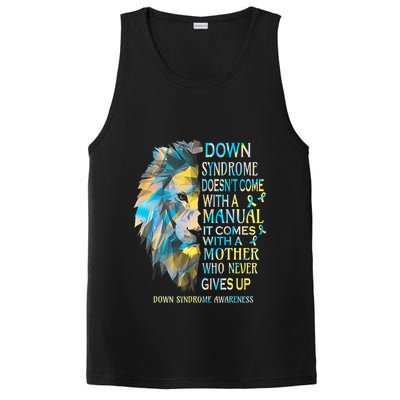 Down Syndrome Awareness Lion Survivor It Comes With A Mother PosiCharge Competitor Tank