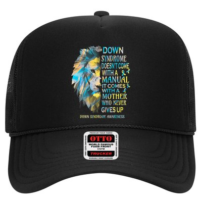 Down Syndrome Awareness Lion Survivor It Comes With A Mother Trucker Hat