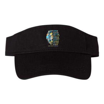 Down Syndrome Awareness Lion Survivor It Comes With A Mother Visor