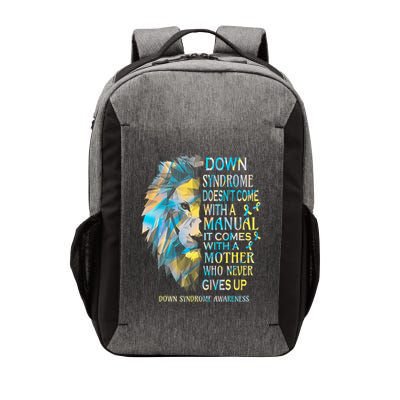 Down Syndrome Awareness Lion Survivor It Comes With A Mother Vector Backpack