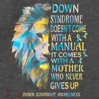 Down Syndrome Awareness Lion Survivor It Comes With A Mother Vector Backpack