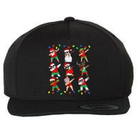 Dabbing Santa And Friends Christmas In July Xmas Wool Snapback Cap