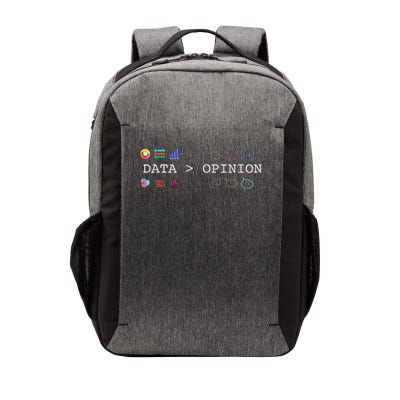 Data Science And Statistics Data Is Greater Than Opinion Vector Backpack