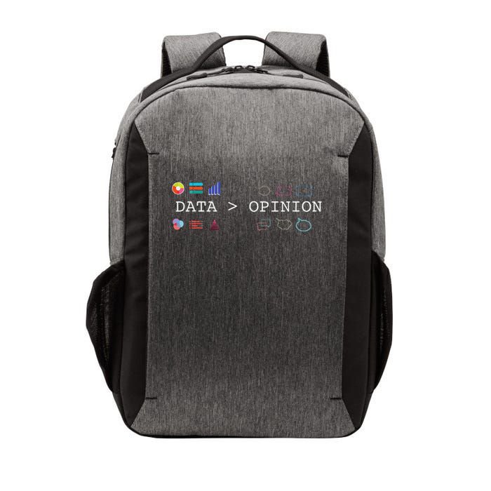 Data Science And Statistics Data Is Greater Than Opinion Vector Backpack