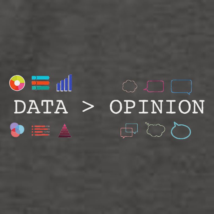 Data Science And Statistics Data Is Greater Than Opinion Vector Backpack