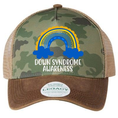 Down Syndrome Awareness Rainbow Legacy Tie Dye Trucker Hat