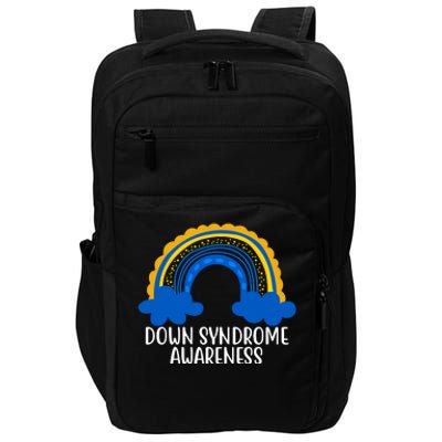 Down Syndrome Awareness Rainbow Impact Tech Backpack