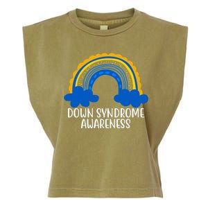 Down Syndrome Awareness Rainbow Garment-Dyed Women's Muscle Tee