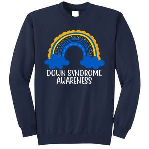 Down Syndrome Awareness Rainbow Tall Sweatshirt