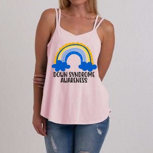 Down Syndrome Awareness Rainbow Women's Strappy Tank