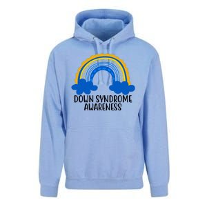 Down Syndrome Awareness Rainbow Unisex Surf Hoodie