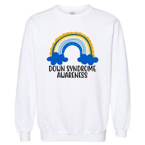 Down Syndrome Awareness Rainbow Garment-Dyed Sweatshirt