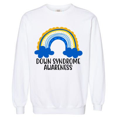 Down Syndrome Awareness Rainbow Garment-Dyed Sweatshirt
