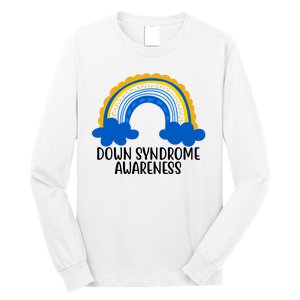 Down Syndrome Awareness Rainbow Long Sleeve Shirt