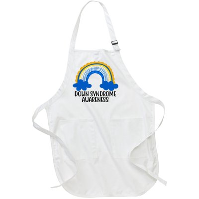 Down Syndrome Awareness Rainbow Full-Length Apron With Pockets