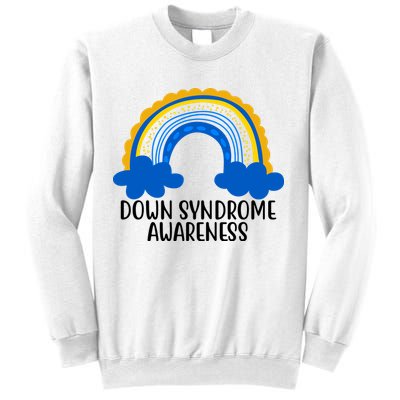 Down Syndrome Awareness Rainbow Sweatshirt