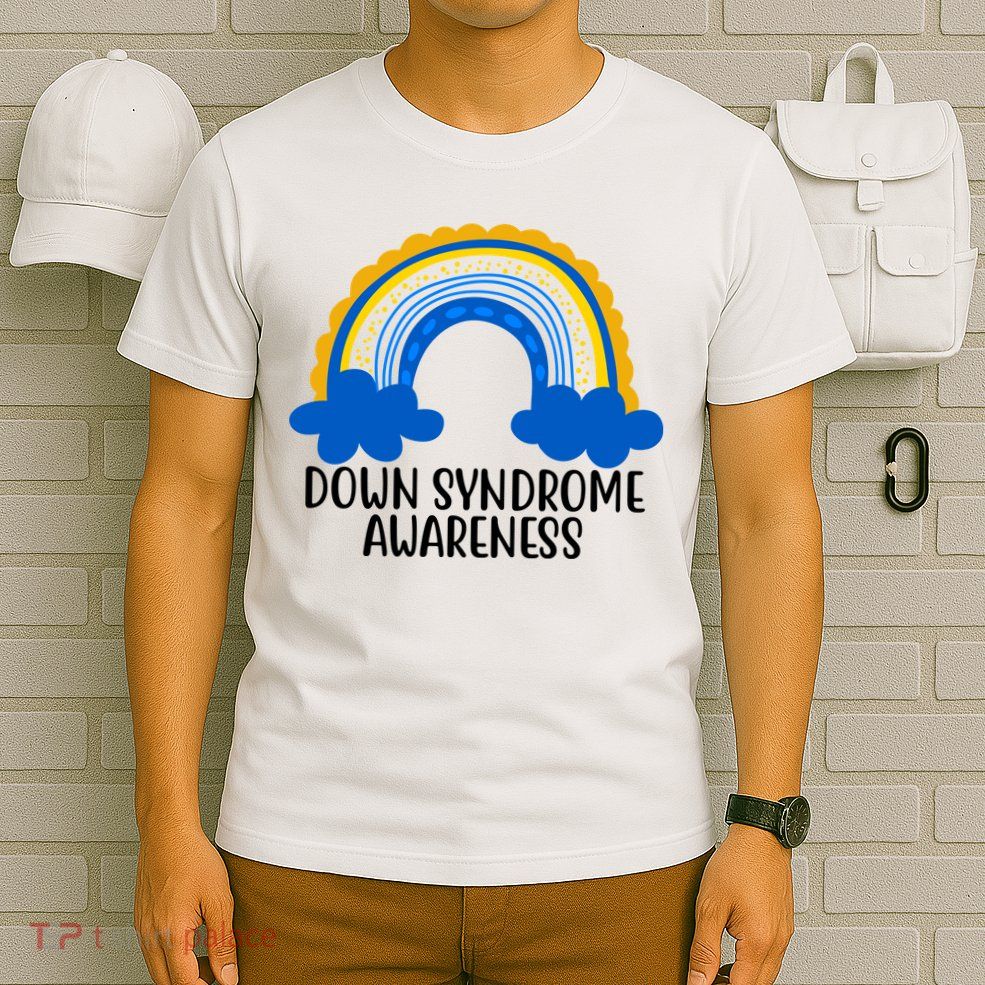 Down Syndrome Awareness Rainbow T-Shirt