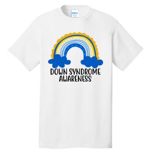 Down Syndrome Awareness Rainbow Tall T-Shirt