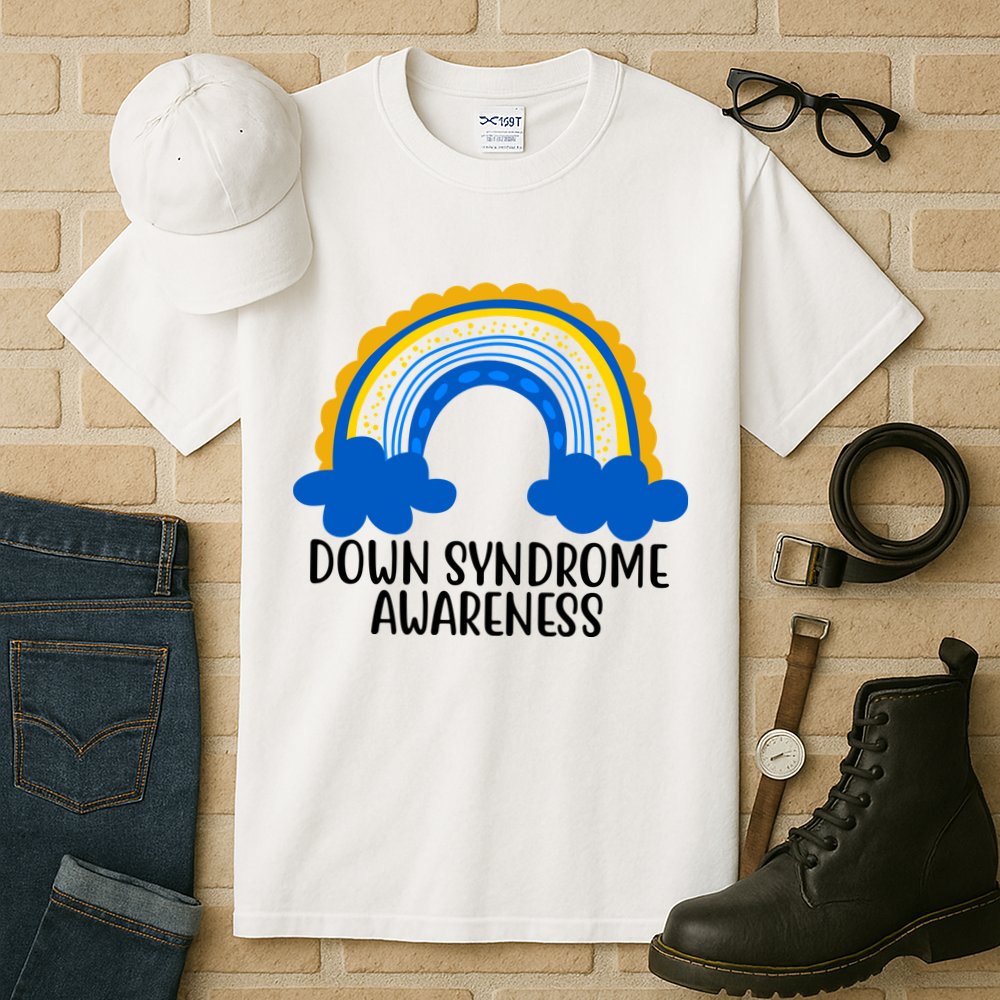 Down Syndrome Awareness Rainbow Tall T-Shirt