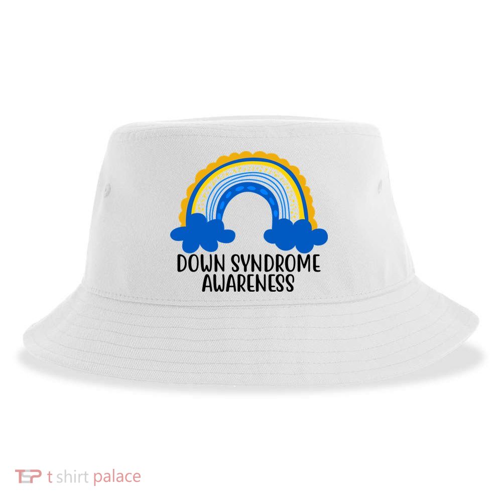 Down Syndrome Awareness Rainbow Sustainable Bucket Hat