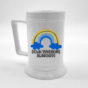 Down Syndrome Awareness Rainbow Beer Stein