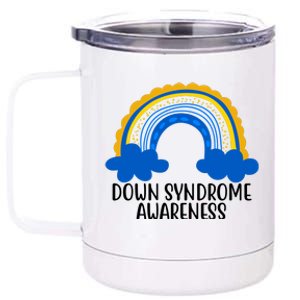 Down Syndrome Awareness Rainbow 12 oz Stainless Steel Tumbler Cup