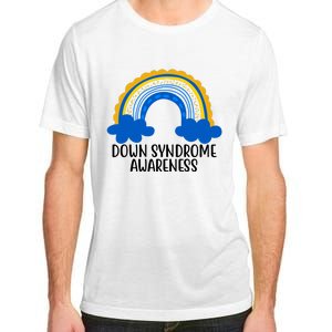 Down Syndrome Awareness Rainbow Adult ChromaSoft Performance T-Shirt