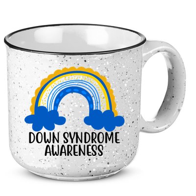 Down Syndrome Awareness Rainbow 15oz Campfire Ceramic Mug